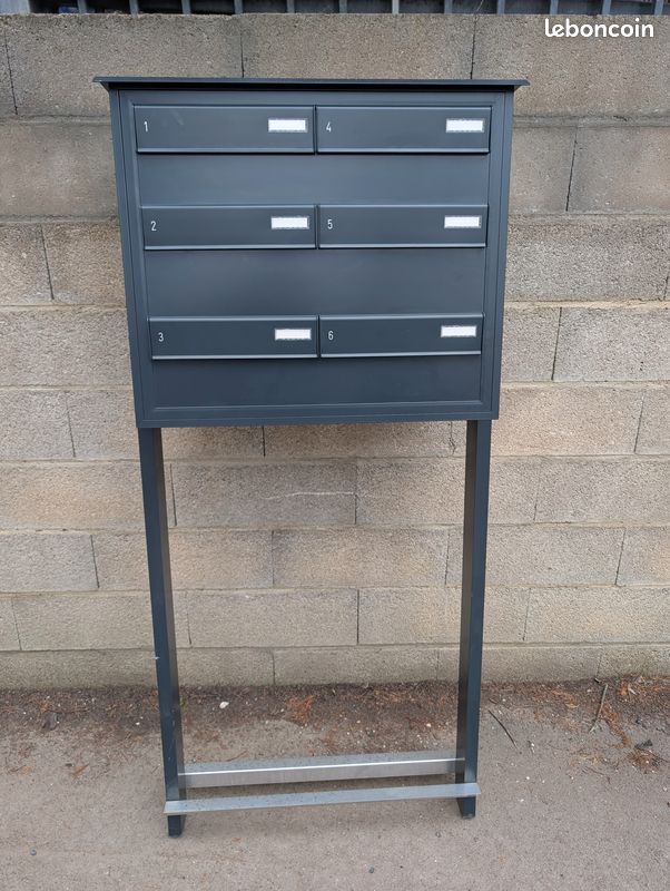 ALUBOX FT Boîte Aux Lettres Extérieure 32×22×11 Cm Tôle Vernie, Volet