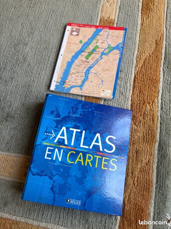 Atlas en carte neuf 1 classeur (image 1)