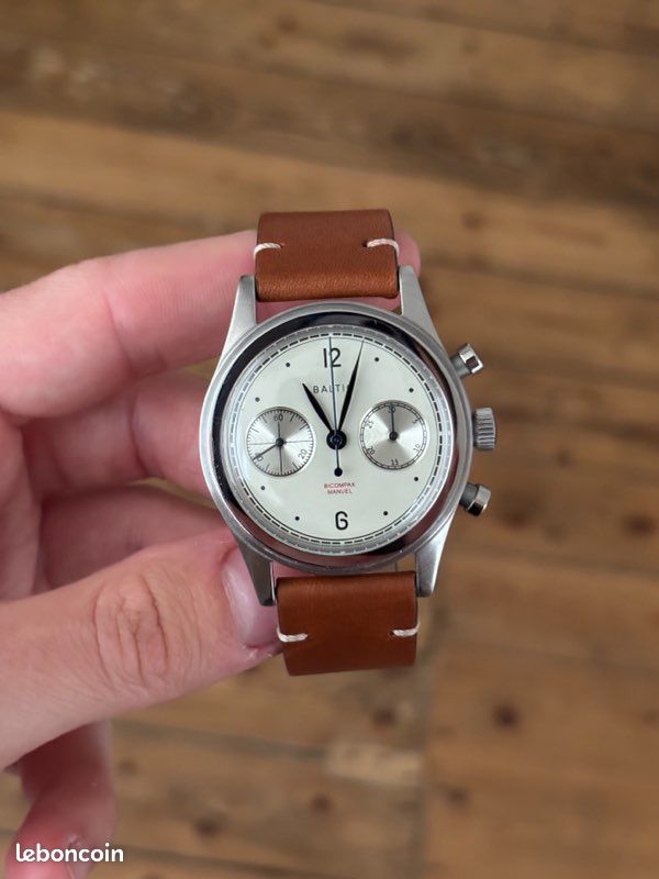 Baltic Bicompax 001 Cream dial Montres Bijoux