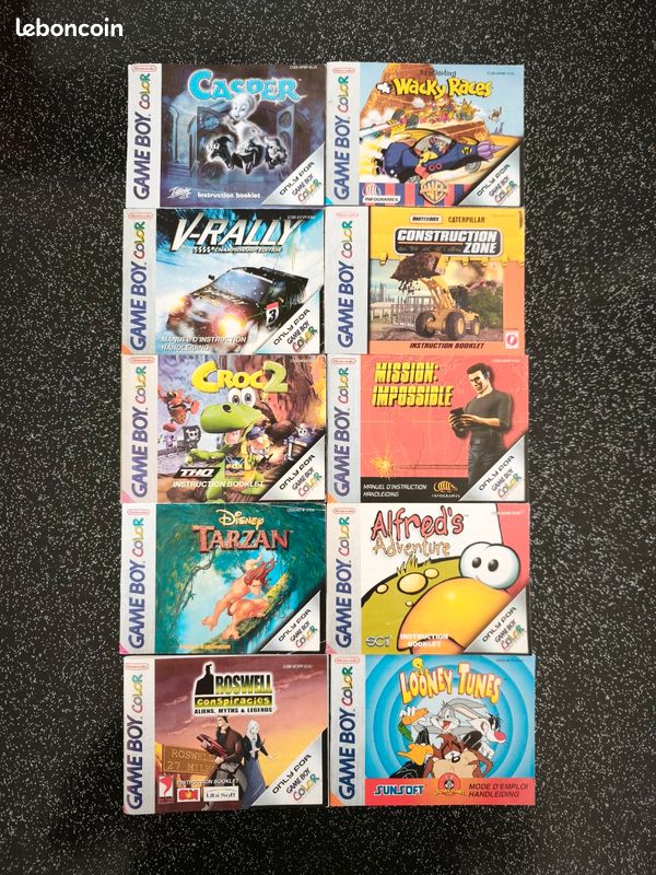 Lot jeu plus notice game boy advance - Jeux vidéo Lot jeu plus notice game boy advance - Jeux vidéo