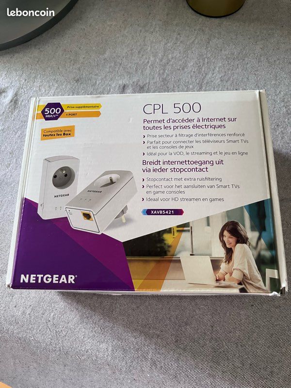 Pack 2 prises CPL Netgear (image 1)