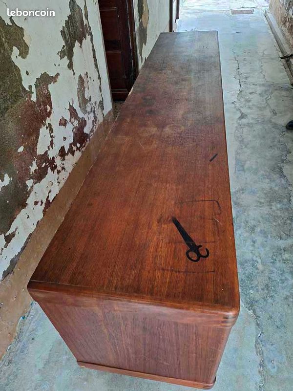 Buffet / Enfilade en teck Marque Bramin, Danemark, années 1960 (image 7)