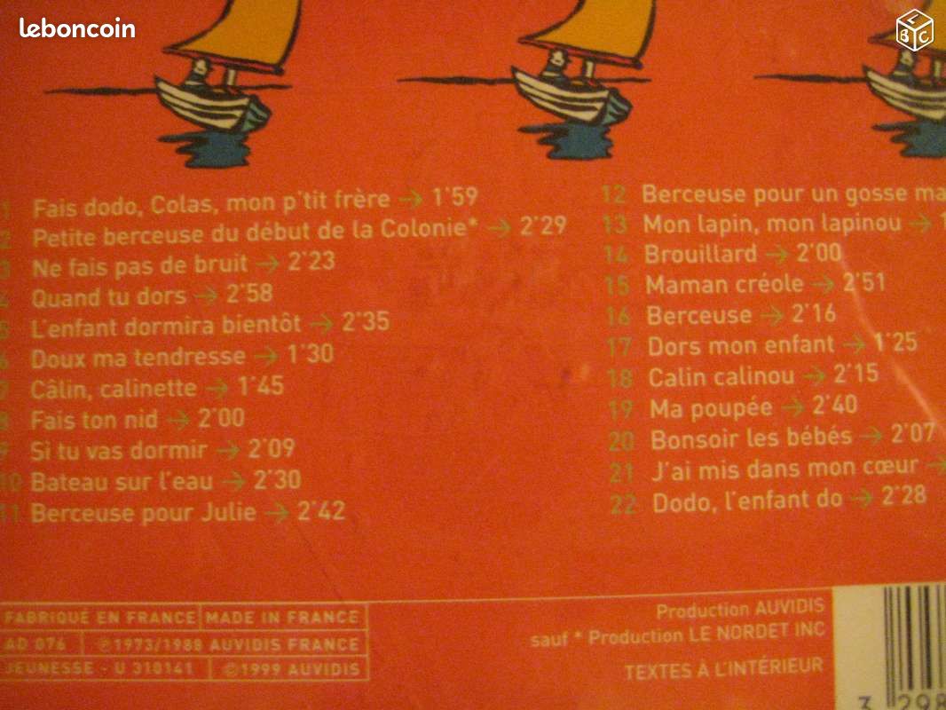 CD Berceuses (image 2)