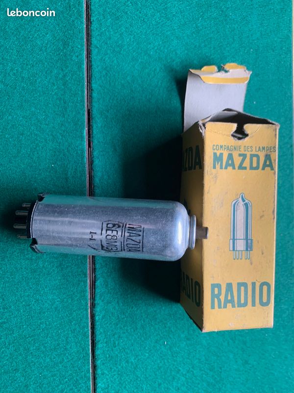 6E8MG/6E8G/6E8 MAZDA Tube Röhre Lampe TSF Valvola NOS
