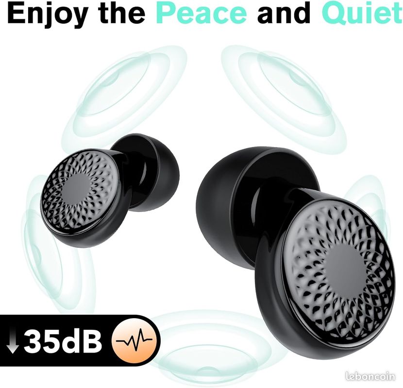 Bouchons D'Oreilles 5 Paires Bouchon D'Oreille Anti-Bruit Doux De Nage