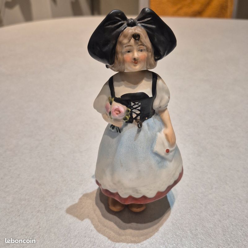 Poupée Ancienne - Tête En Porcelaine De Limoges