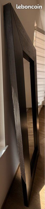 Grand miroir en vrai bois 190 x 94 cm (image 2)