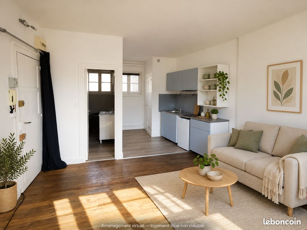 Appartement 1 pièce 24 m² · à Tours · 24 m² · 490 €/mois