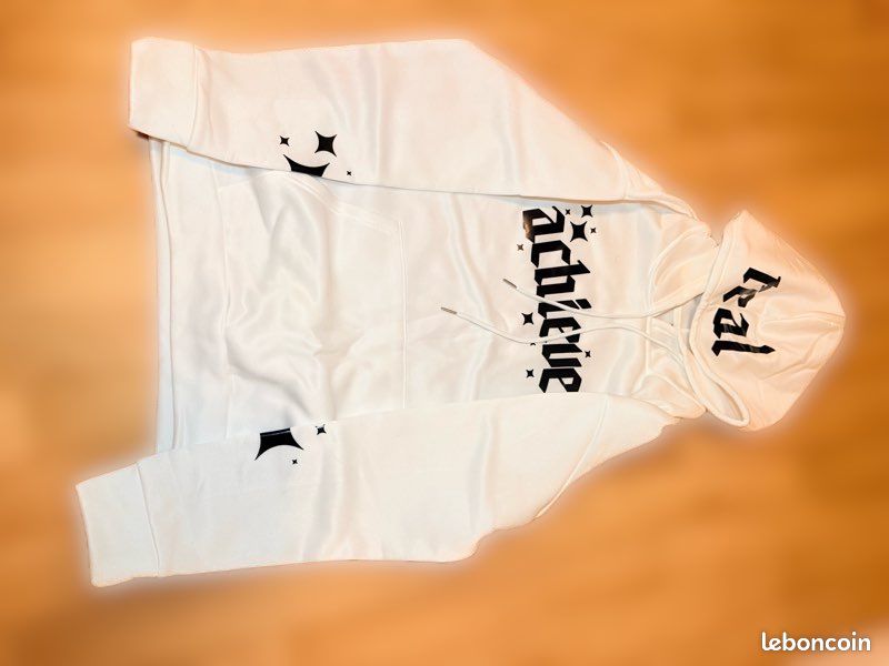 Palm Angels hoodie blanc taille M (image 1)
