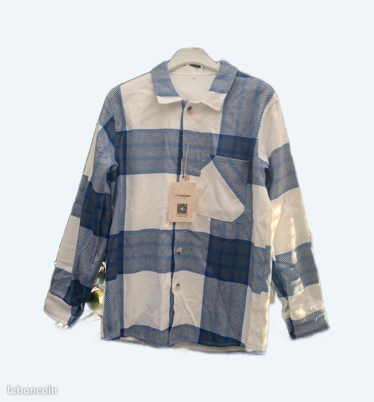 Chemise homme flanelle de la marque Stylessunny. Neuf avec étiquette (image 1)
