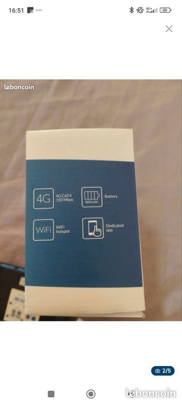 Borne wifi Nomad Link Zone Alcatel Neuf (image 2)