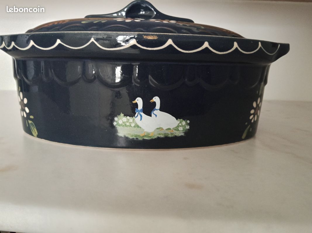 Grande cocotte alsacienne ovale neuve (image 3)