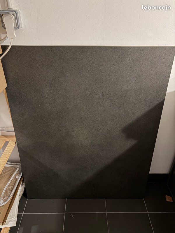 Îlot central plan de travail anthracite 110x90 (image 1)