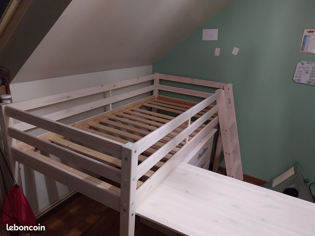 Vds lit mi-hauteur 1pers (image 1)
