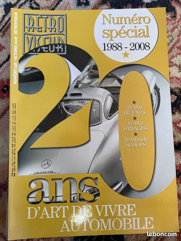 Magazine automobiles anciennes "rétroviseur "année 2008 complète (image 9)
