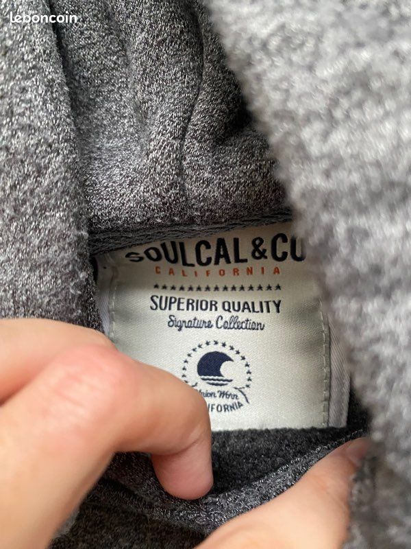 Gilet Vintage Gris SoulCal Pour Homme, Coton Léger Idéal Pour Le Printemps