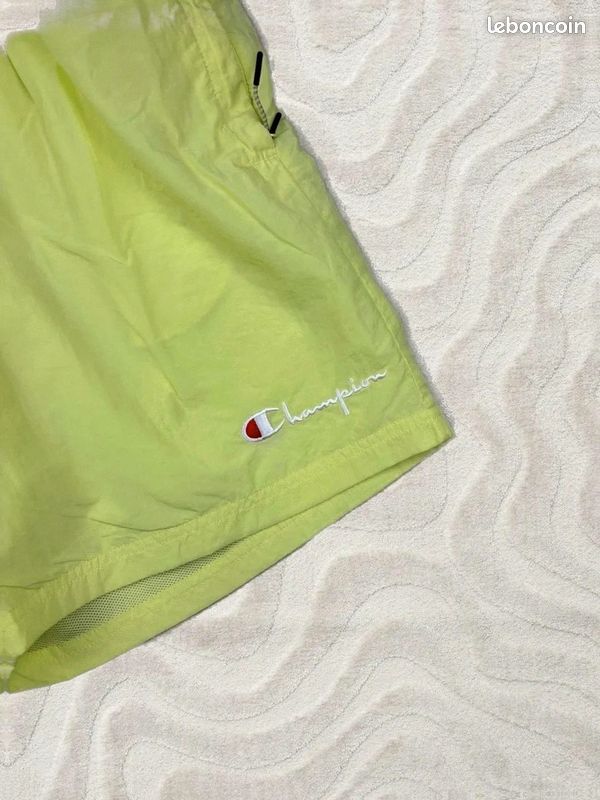 Maillot de bain champion jaune logo brodé taille M #2699ss (image 4)