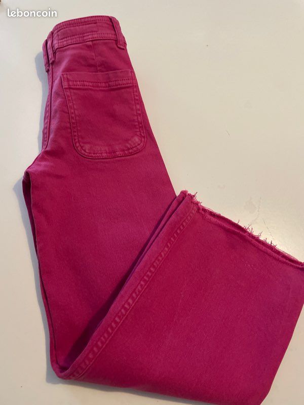 Pantalon jean rose Zara fille ans Vêtements
