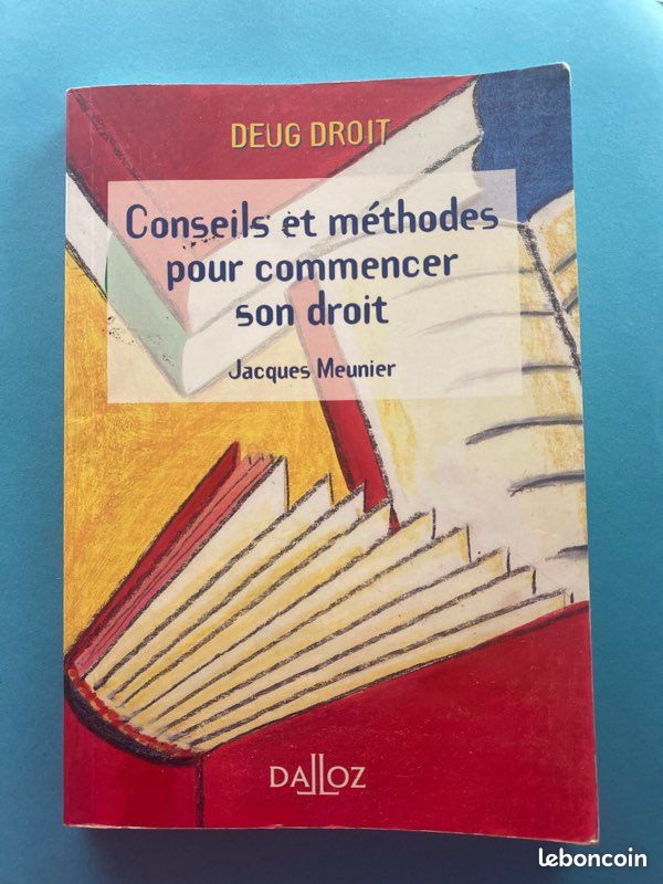 Livre - Conseils et méthodes pour commencer son droit (image 1)