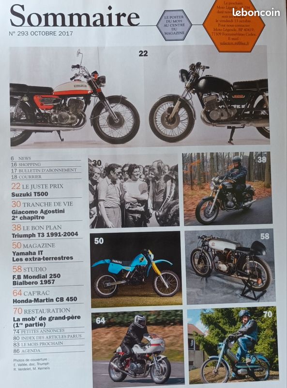 Magazine moto légende numéro 293 (image 2)