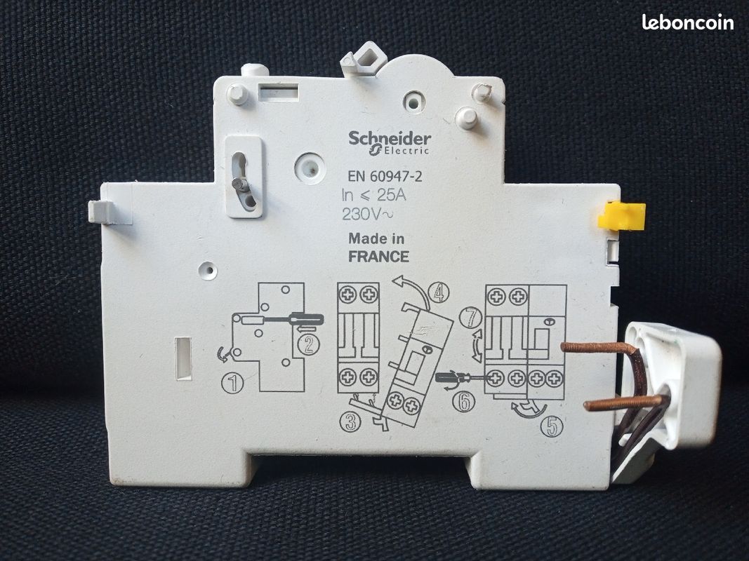 Schneider - Vigi DT40 - 30mA - Bloc différentiel 1p+n 25a type AC - A9N21450 - TBE (image 6)