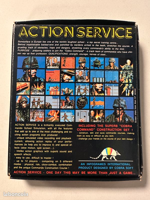 Action Service Atari St Complet - Jeux vidéo