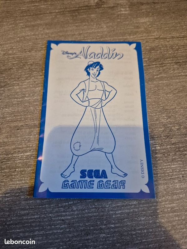 Aladdin – SEGA Game Gear – Version PAL Complète (Boîte + Notice) – Bon État