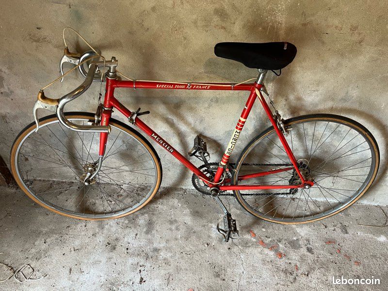 Insigne De Tête De Vélo Ancien – Mercier, Fabriqué En France, Vintage