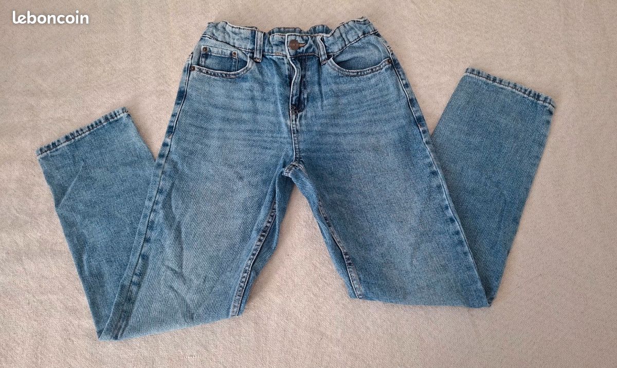 Jean Droit Kiabi Garçon 12A / 152 cm Regular Fit Bleu (image 1)
