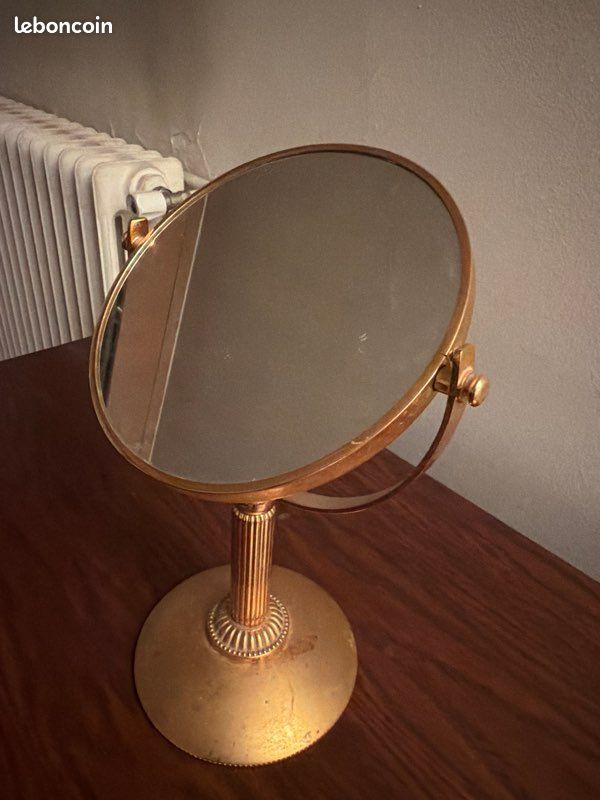 MIROIR À MAIN métal argenté Vintage EUR 1,00 - FR