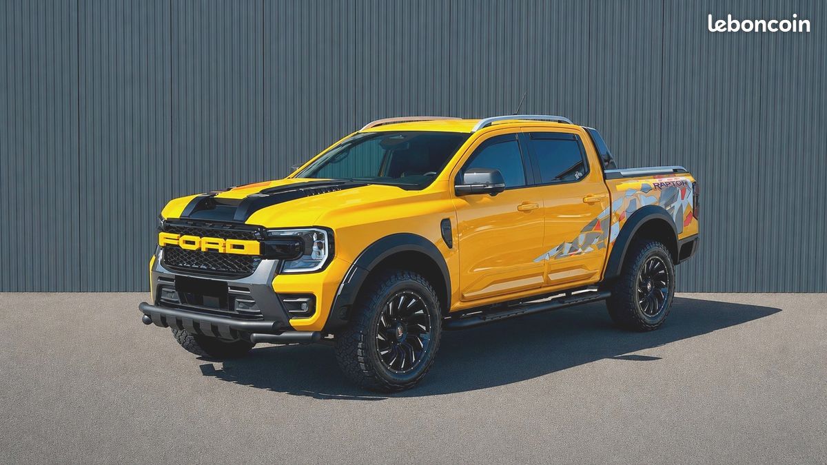 NEW RANGER MEGA RAPTOR DOUBLE CABINE 5 PLACES 205cv BVA10 10/2024 - BASE WILDTRAK – FULL OPTIONS - KIT CARROSSERIE - JANTES 20' - CAMERA 360° - CUIR ELECTRIQUE & CHAUFFANT - HIFI B&O – GARANTIE 1 AN (image 2)