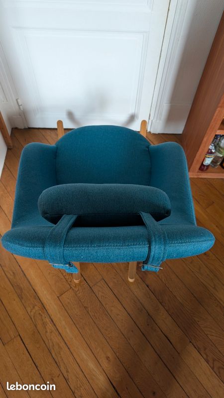 Rocking chair JHENE bleu canard (image 4)