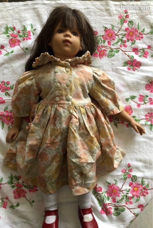 Grande Poupée D'artiste Sigikid – 60 Cm – Occasion – Peluche De Collection