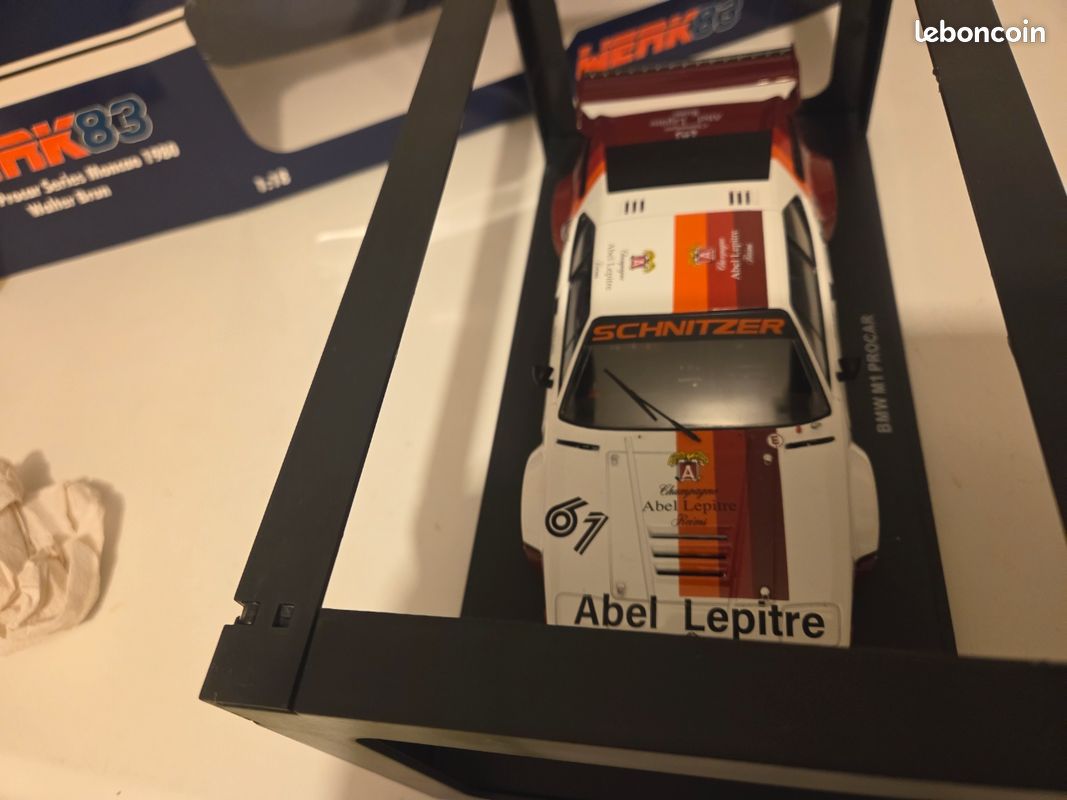 WERK83 - Voiture du GP de Monaco 1980 - BMW M1 #40 - 1/18 - WEK