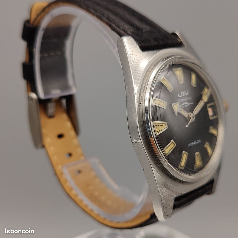 Montre Lov Espadon 1970 Vintage Mécanique Plongeuse Française Révisée (image 3)