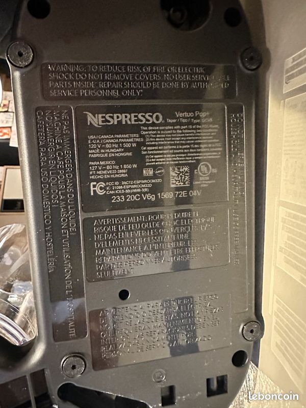 Machine Espresso Vertuo Pop US + avec 6 boites de capsules (image 3)