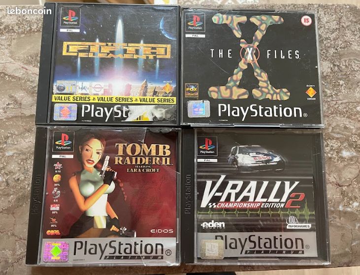 God Of War Lot De 3 Jeux PS1 Tomb Raider - Tomb Raider 2, 3 Et La Révélation Finale - Version FR - Bon état Rage Racer Ps1