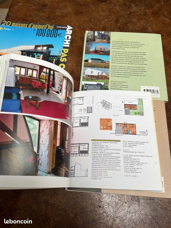 Lot de quatre livres maisons 🏘️ d’aujourd’hui architecture (image 10)