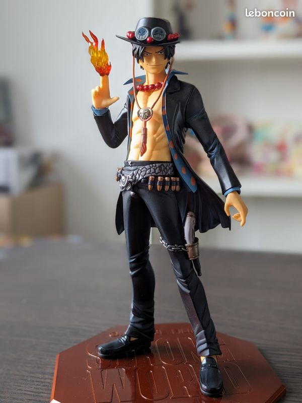 FIGURINE PORTGAS D. Ace One Piece Megahouse Portrait of Pirates Strong World EUR 44,90 - FR