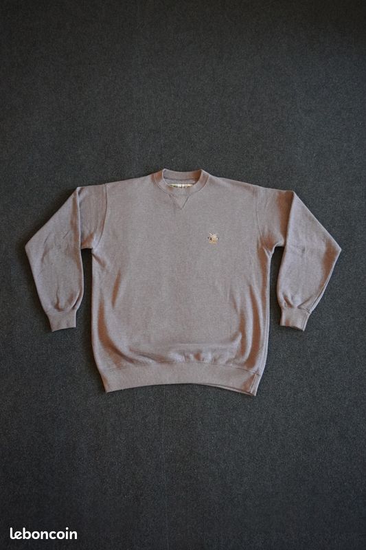 Sweat Chevignon Togs Vintage - Canard Brodé - Taille XL - Marron / Taupe (image 1)