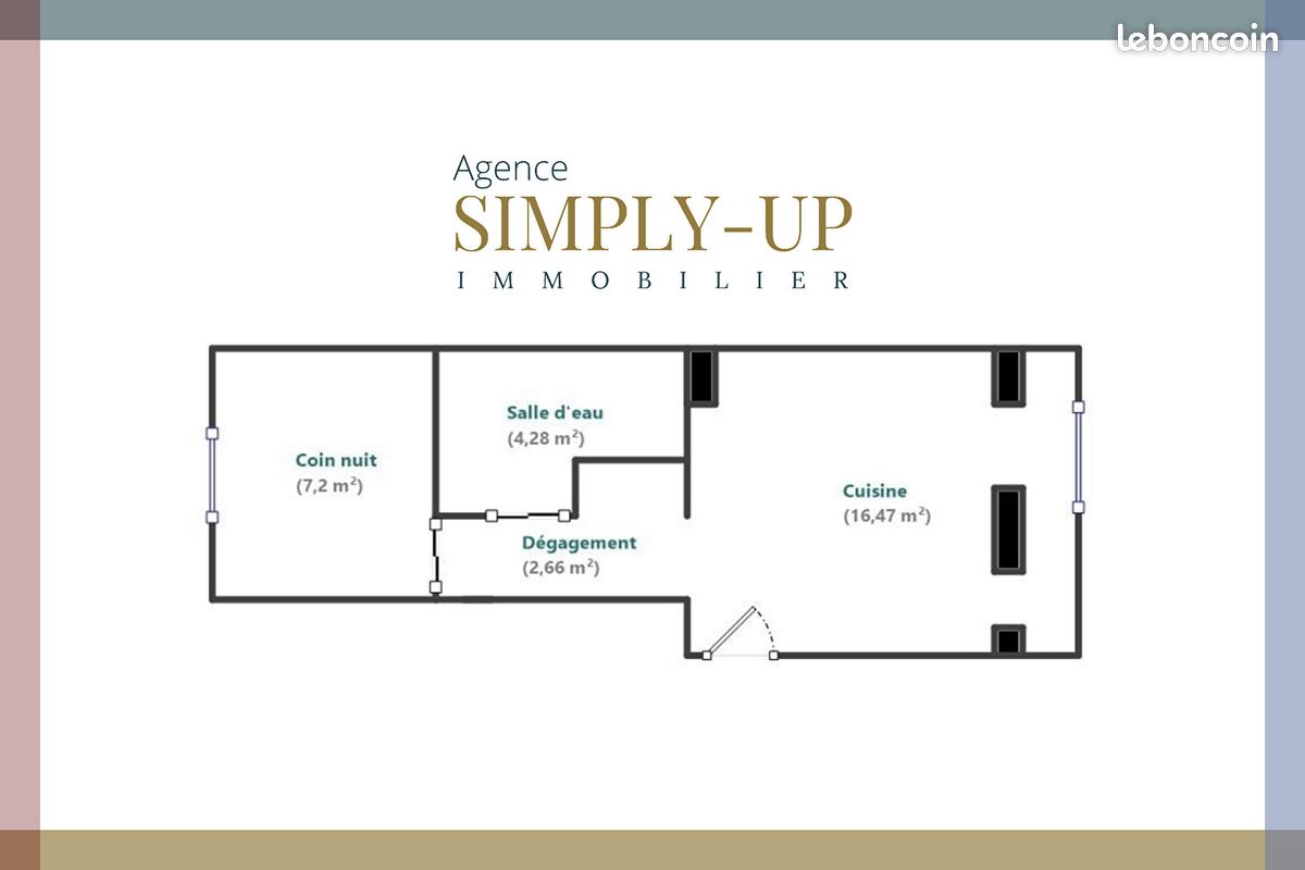 Appartement 2 pièces 31 m² · à Paris · 31 m² · 280 000 €