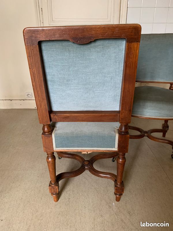 Ensemble 4 chaises Louis Philippe (image 2)