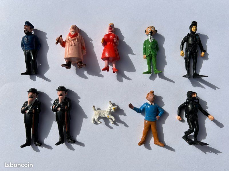 Ensemble de 5 figurines Moulinsart - La Collection Officielle - Tintin