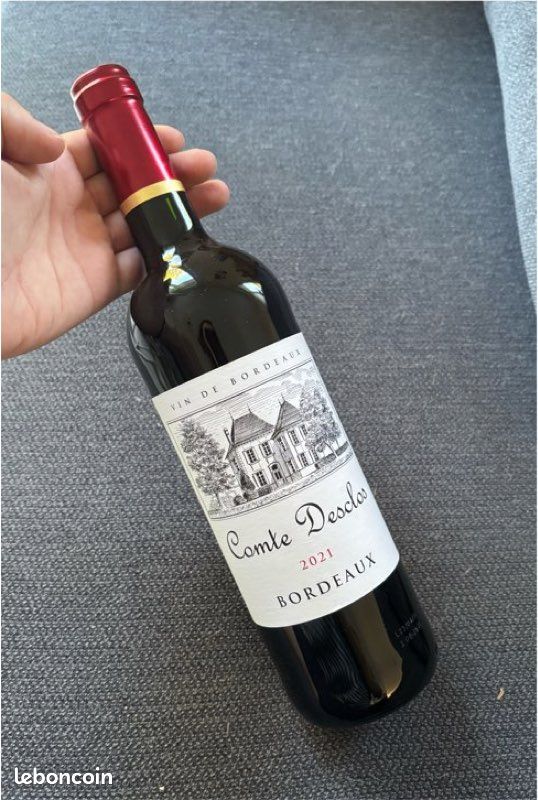 Vin rouge Comte Desclos 2021 (image 1)