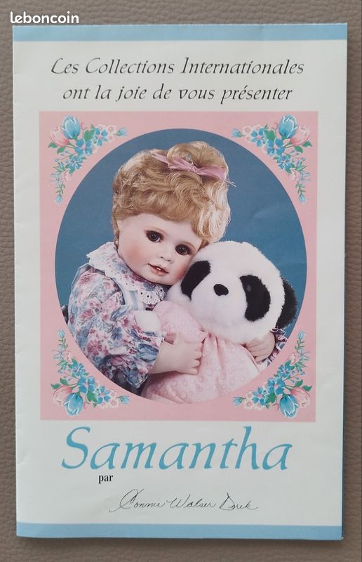 Poupée Samantha numéroté en porcelaine collection Hamilton heritage dolls (image 7)