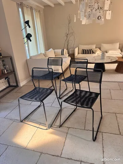 Lot de 4 chaises vintage « Melker » par Lisa Norinder