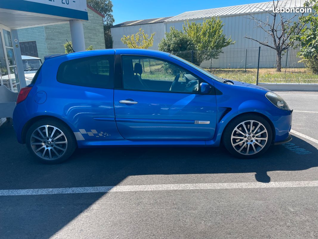 Renault Clio 3 RS 2.0 16V 197CH Phase 1 Pack Luxe 3P Bleu Monako (image 15)