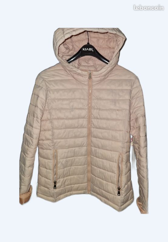 Doudoune femme rose pale JENNIFER (image 1)