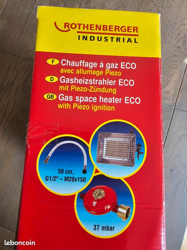 Chauffage gaz d'appoint avec allumage piezo (image 7)