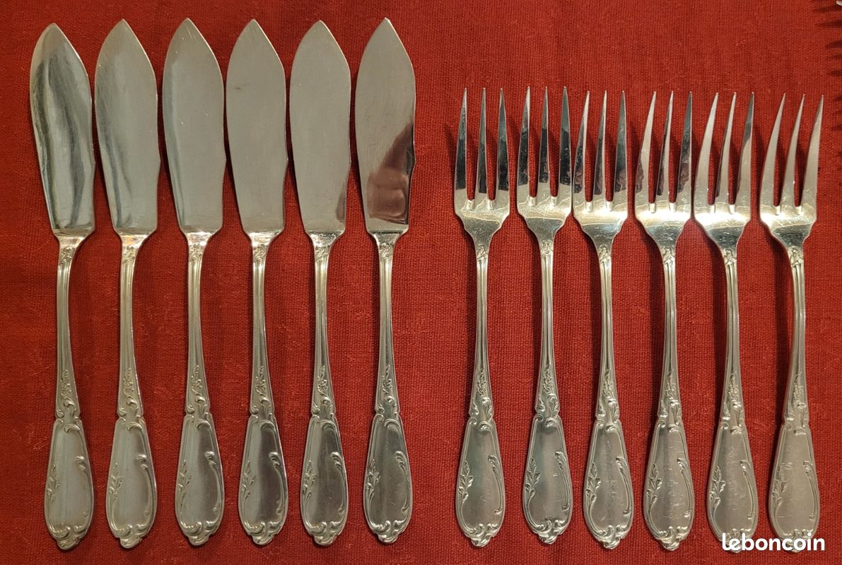 Ménagère Argentée 58 pièces Chambly Ercuis (image 1)